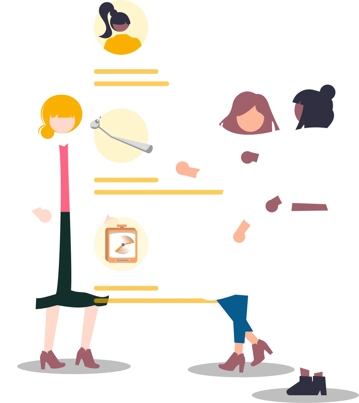 Illustration: Effiziente Ressourcennutzung – Dr. Flex